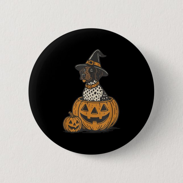 Deutscher Kurzhaar GSP Mama Hund Button (Vorderseite)