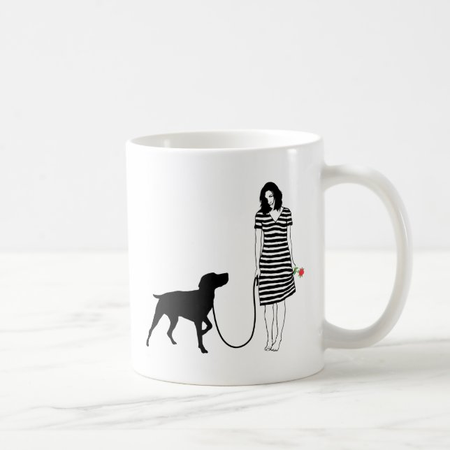 Deutscher kurzhaariger Zeiger Kaffeetasse (Rechts)