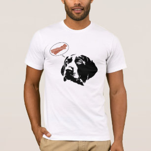 Deutscher kurzhaariger Zeiger-"Speck-" grafischer T-Shirt