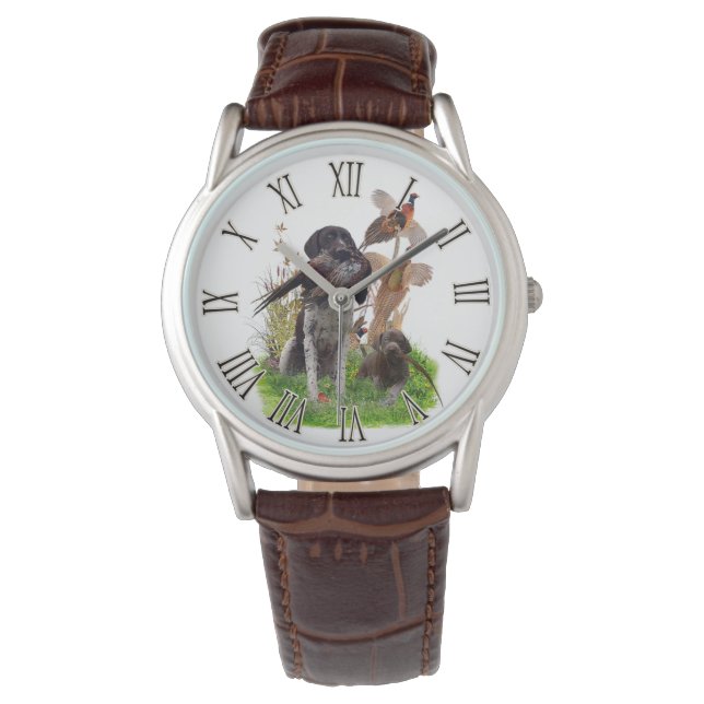 Deutscher Kurzzeiger Armbanduhr (Vorderseite)