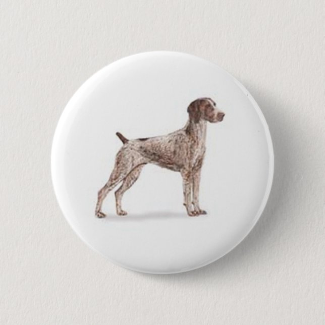 Deutscher Kurzzeiger Button (Vorderseite)