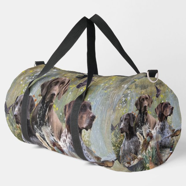 Deutscher Kurzzeiger Duffle Bag (Linke Ecke)