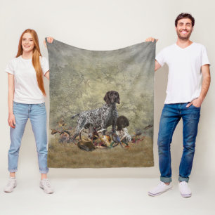 Deutscher Kurzzeiger Fleecedecke