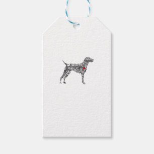 Deutscher Kurzzeiger GSP Hund Mama I Liebe hören Geschenkanhänger