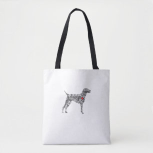 Deutscher Kurzzeiger GSP Hund Mama I Liebe hören Tasche