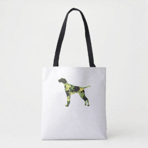 Deutscher Kurzzeiger _ Hund Camouflage Silhouette Tasche