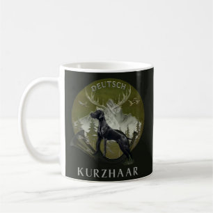 Deutscher Kurzzeiger , Jagdlogo Kaffeetasse