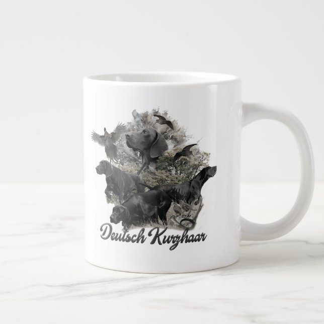 Deutscher Kurzzeiger Jumbo-Tasse (Rechts)