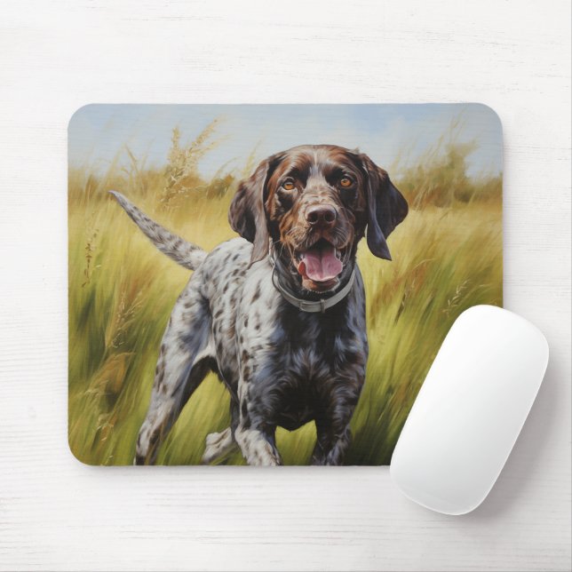 Deutscher Kurzzeiger Mousepad (Mit Mouse)