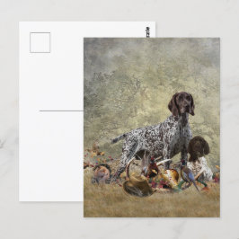 Deutscher Kurzzeiger Postkarte