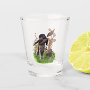 Deutscher Kurzzeiger Schnapsglas