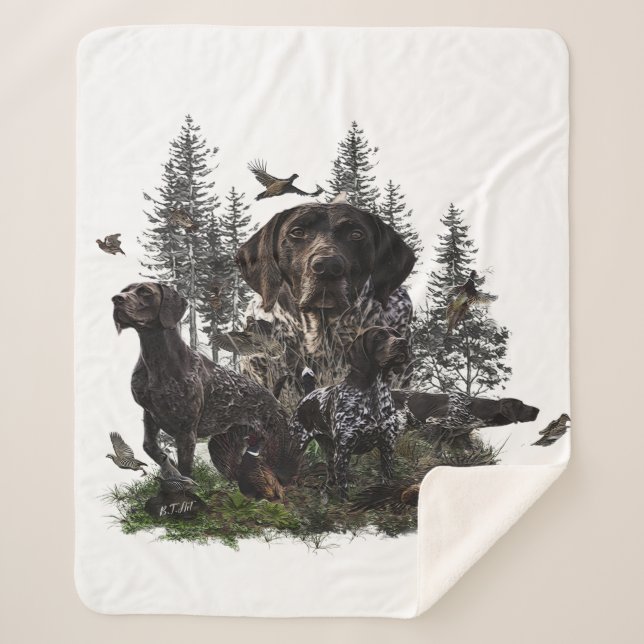 Deutscher Kurzzeiger Sherpadecke (Vorderseite)