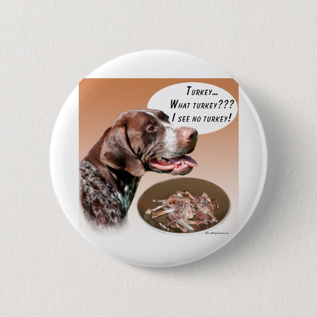 Deutscher Kurzzeiger Türkei Button (Vorderseite)