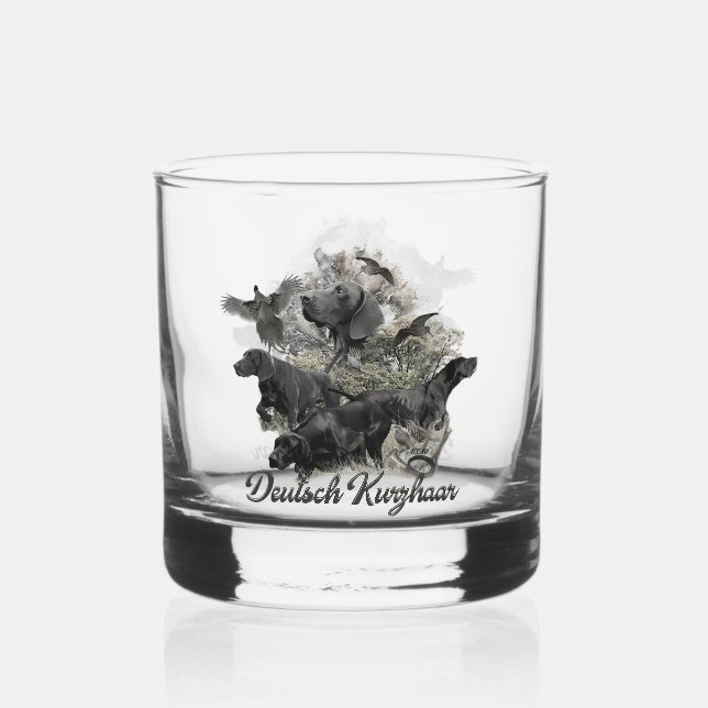 Deutscher Kurzzeiger Whiskyglas (Vorderseite)