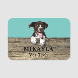 Deutscher Kurzzeitpointer Welppy Veterinary     Namensschild