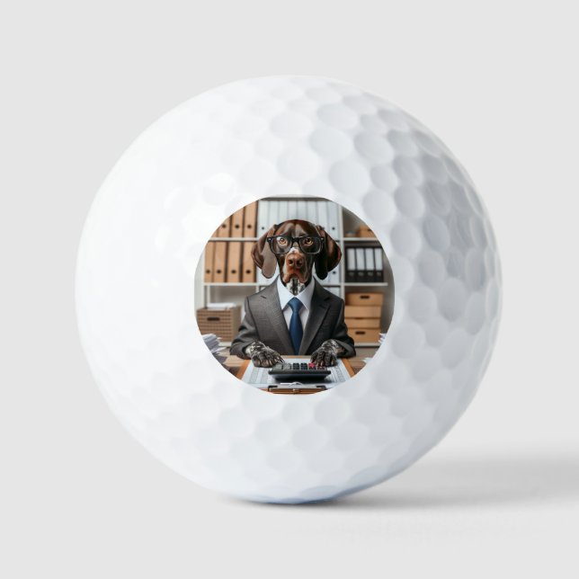 Deutscher Kurzzeitrechner Golfball (Vorderseite)