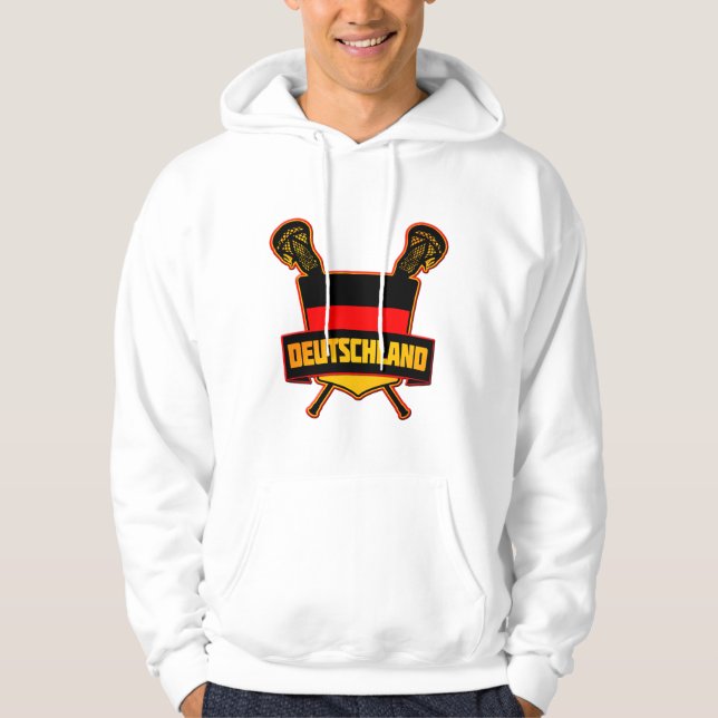 Deutscher Lacrosse Hoodie (Vorderseite)