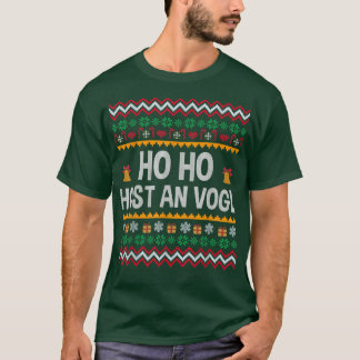 Deutscher Lautsprecher Ugly Christmas Ho Ho Ho Fun T-Shirt