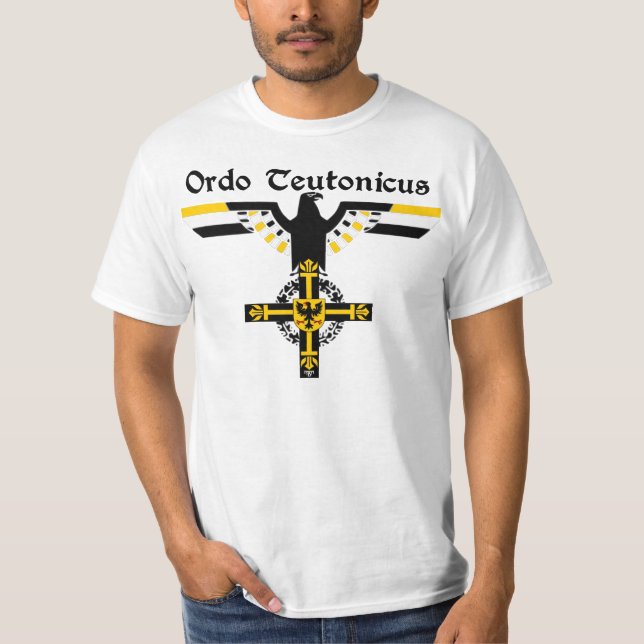 Deutscher Orden OT Adler mit Logo 01 T-Shirt (Vorderseite)