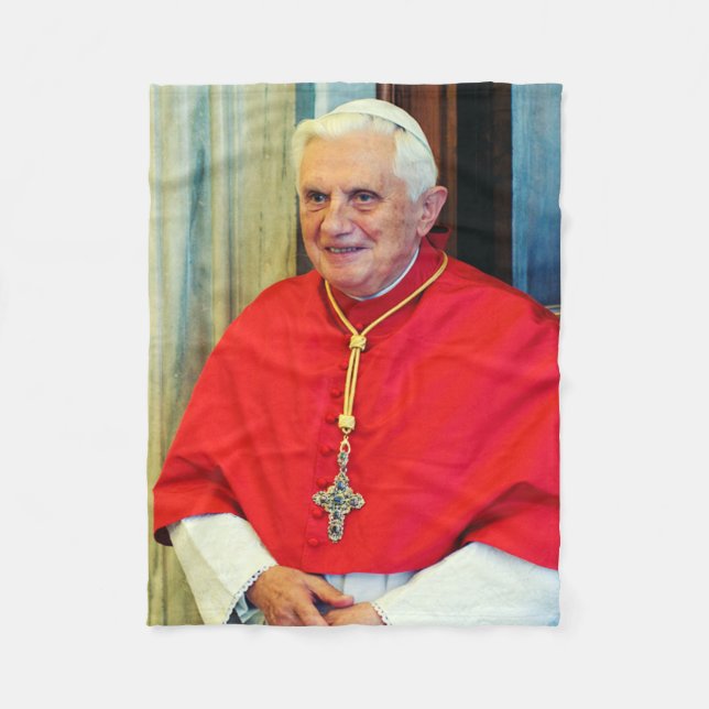 Deutscher Papst Benedict Fleecedecke (Vorderseite)