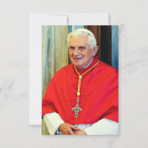 Deutscher Papst Benedikt Dankeskarte