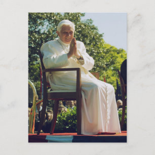 Deutscher Papst Benedikt Postkarte