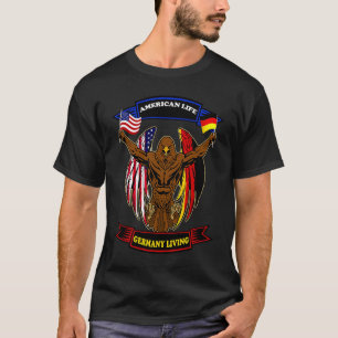 Deutscher Patriotischer Adler Fahnen Erbe Exp T-Shirt