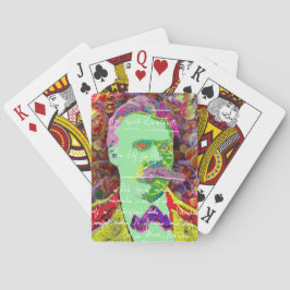 Deutscher Philosoph Friedrich Nietzche Existenz Spielkarten