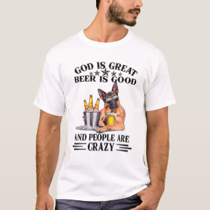 Deutscher Schäfergott ist großartiges Bier ist gut T-Shirt