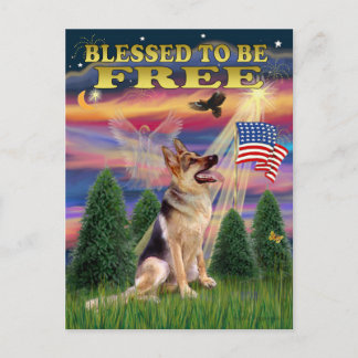 Deutscher Schäferhund #1 Postkarte