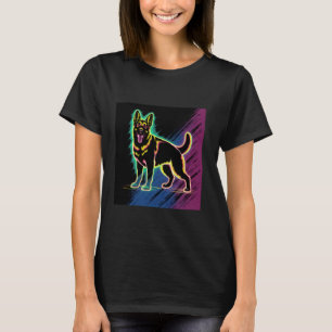 Deutscher Schäferhund als Cartoon-Design 1 T-Shirt