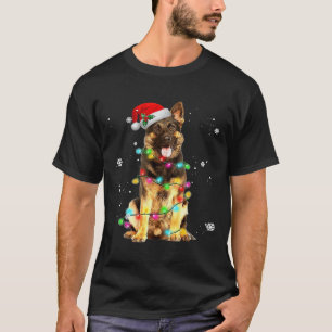 Deutscher Schäferhund Baum Weihnachtsschwester Xma T-Shirt
