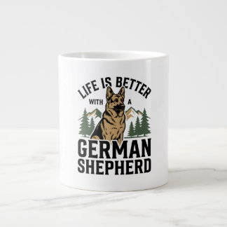 Deutscher Schäferhund Bergkamm Jumbo-Tasse