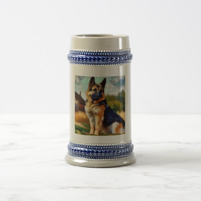 Deutscher Schäferhund Bierglas (Mittel)
