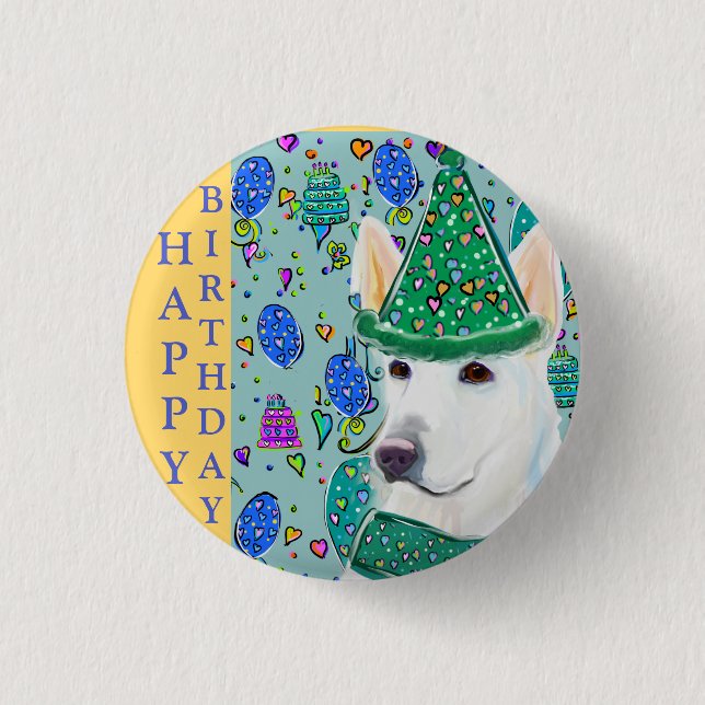 DEUTSCHER SCHÄFERHUND  BUTTON (Vorderseite)