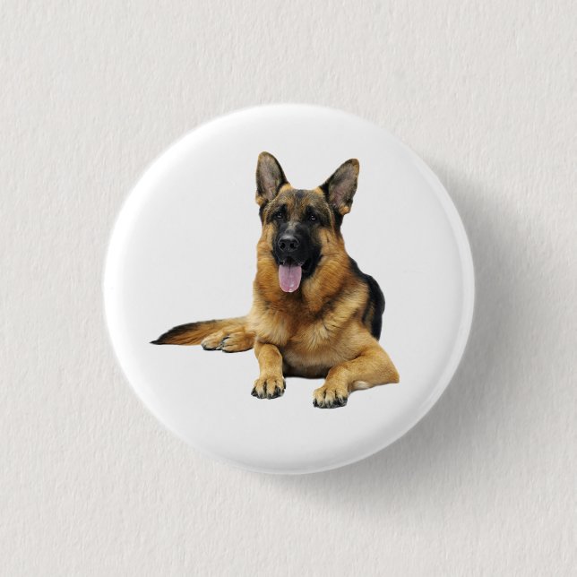 Deutscher Schäferhund Button (Vorderseite)