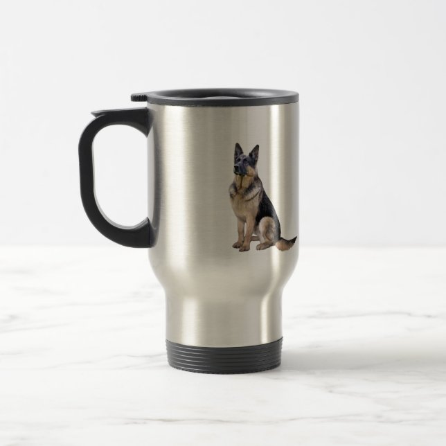 Deutscher Schäferhund (C) Reisebecher (Links)