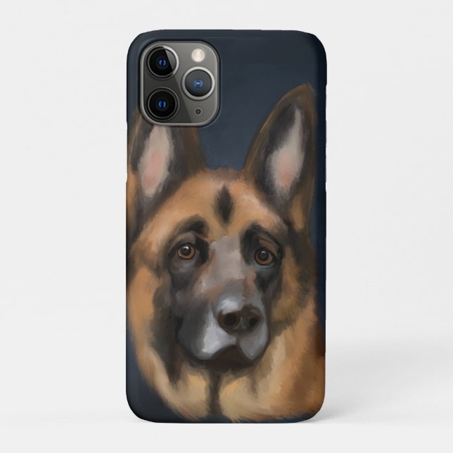DEUTSCHER SCHÄFERHUND Case-Mate iPhone HÜLLE (Rückseite)