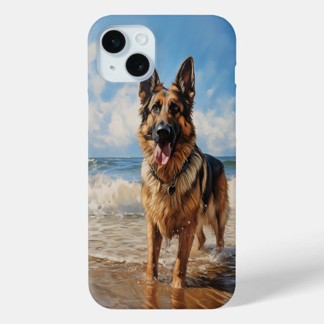 Deutscher Schäferhund Case-Mate iPhone Hülle (Rückseite)