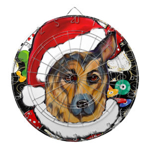 DEUTSCHER SCHÄFERHUND DARTSCHEIBE