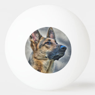 Deutscher Schäferhund Dog Golf Balls Golf Hat Clip Tischtennisball