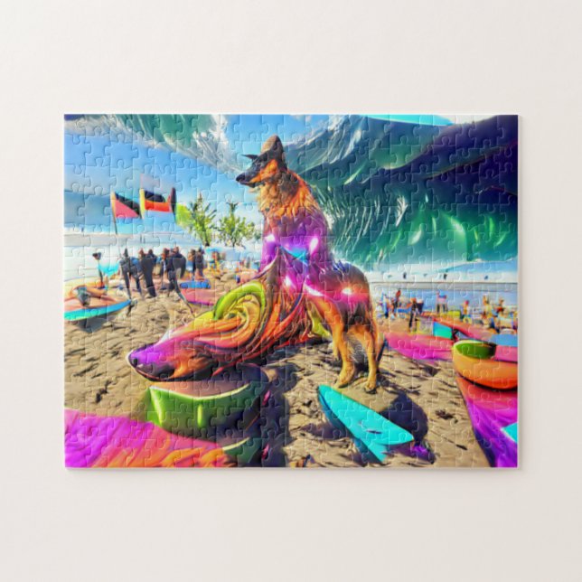 Deutscher Schäferhund Dog Jigsaw Puzzle (Horizontal)