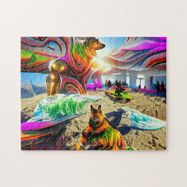 Deutscher Schäferhund Dog Jigsaw Puzzle (Horizontal)