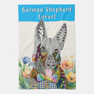Deutscher Schäferhund Dog Küchentuch