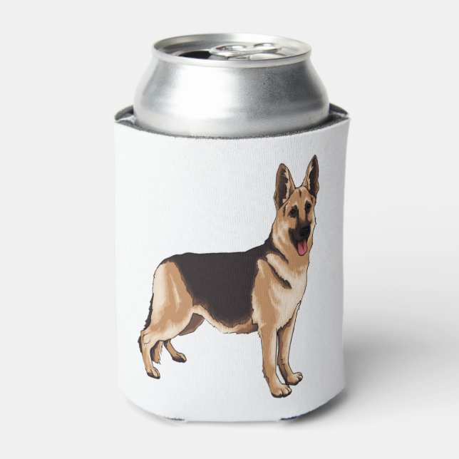 Deutscher Schäferhund Dosenkühler (Kanne Vorderseite)