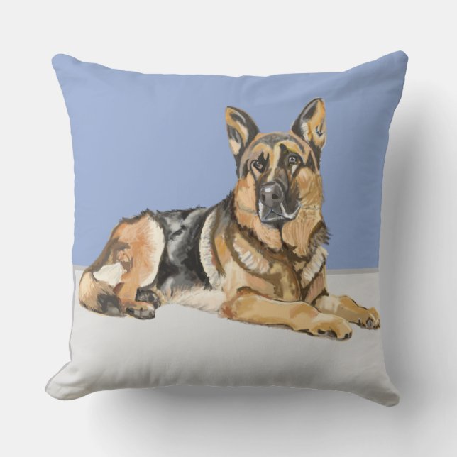 Deutscher Schäferhund, elsässischer Kissen (Vorderseite)