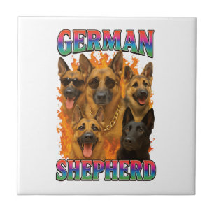 Deutscher Schäferhund Fliese