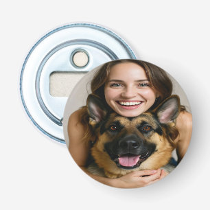 Deutscher Schäferhund Foto personalisieren Flaschenöffner