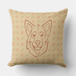 Deutscher Schäferhund, Gebaut zum Beschützen, Gebo Kissen