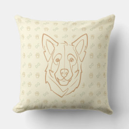 Deutscher Schäferhund, Gebaut zum Beschützen, Gebo Kissen